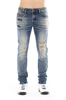 Cult of Individuality Rocker Ripped Slim Fit Jeans Wyatt at Nordstrom,