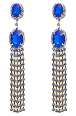 Petit Moments Wolf Crystal Chandelier Earrings in Denim at Nordstrom