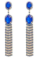 Petit Moments Wolf Crystal Chandelier Earrings in Denim at Nordstrom