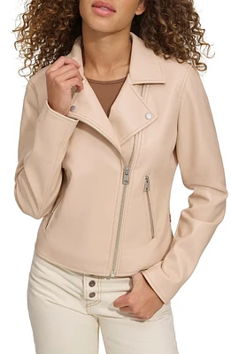 levi's Shrunken Faux Leather Moto Jacket at Nordstrom,