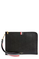 Thom Browne Zip Around Wallet in Black at Nordstrom