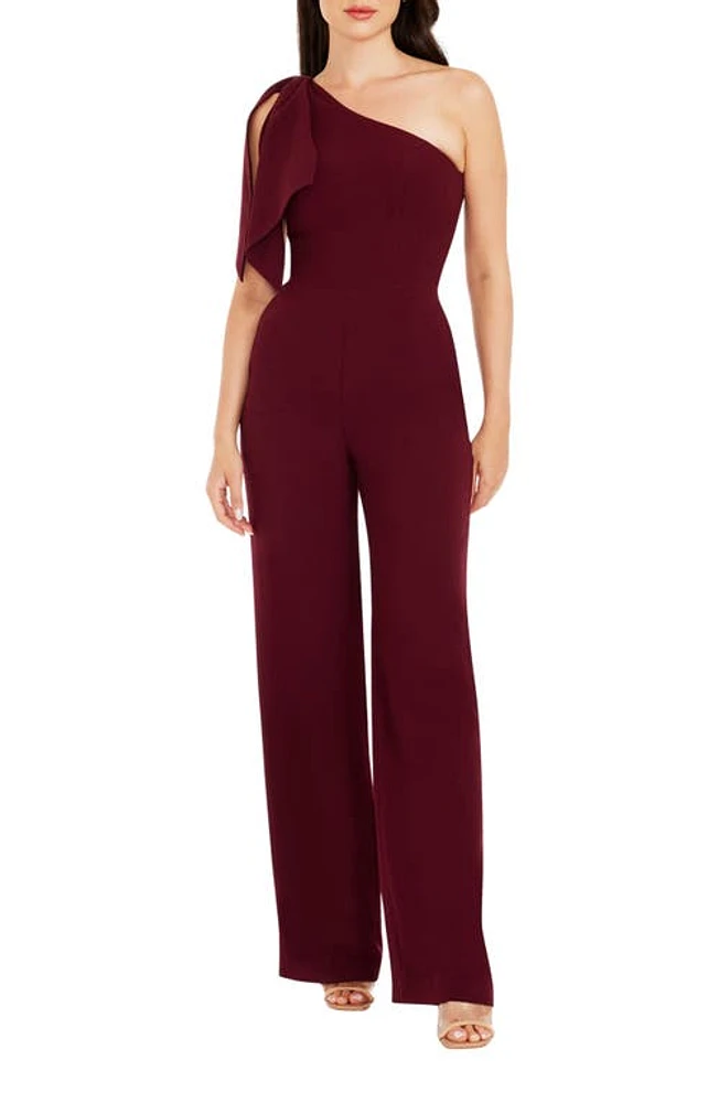 Dress the Population Tiffany One-Shoulder Jumpsuit at Nordstrom,