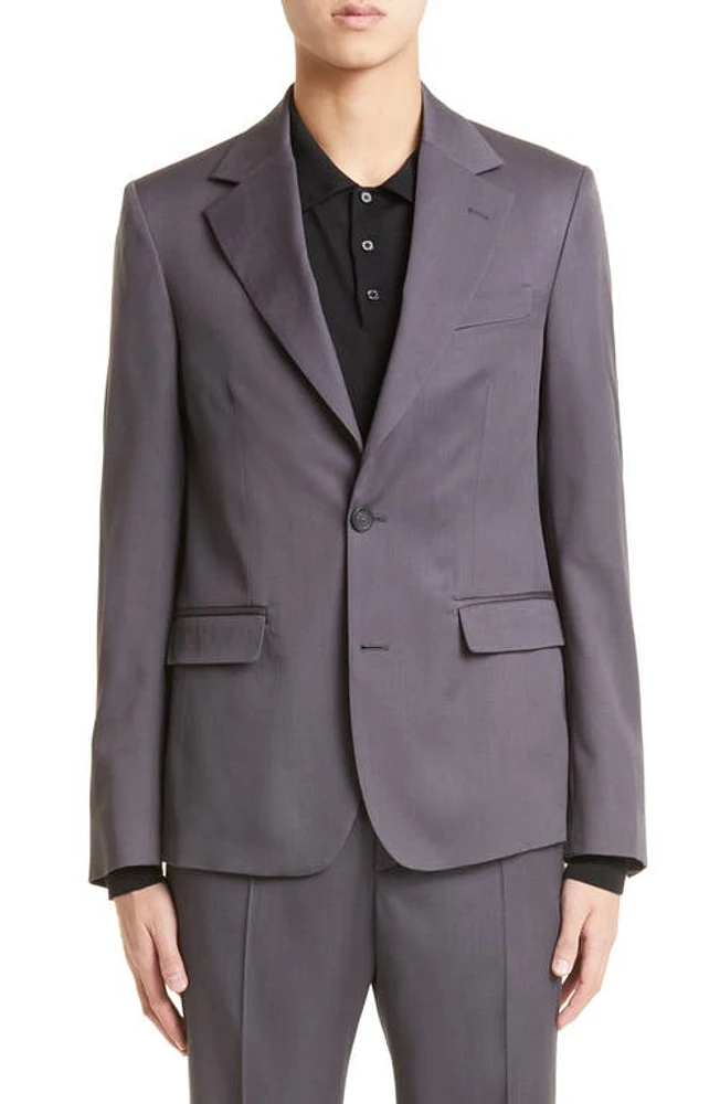 Golden Goose Journey Single Breasted Wool Sport Coat in Grey at Nordstrom, Size 44 Us