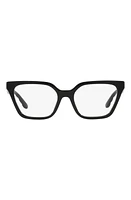 Tory Burch 53mm Rectangular Optical Glasses in Black at Nordstrom