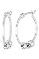 Lauren Ralph Lauren Slider Hoop Earrings in Silver at Nordstrom