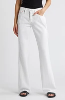 Re/Done Low Rise Loose Bootcut Jeans White at Nordstrom,