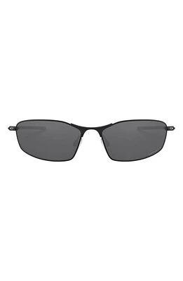 Oakley Prizm Whisker 60mm Polarized Sunglasses in Rubber Black at Nordstrom