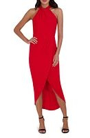 Julia Jordan Knot Neck Halter Dress at Nordstrom,