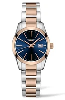 Longines Conquest Classic Bracelet Watch, 29mm in Silver/Blue at Nordstrom