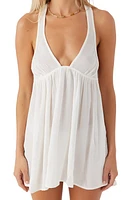 O'Neill Sarah Saltwater Solids Cover-Up Miniress at Nordstrom,