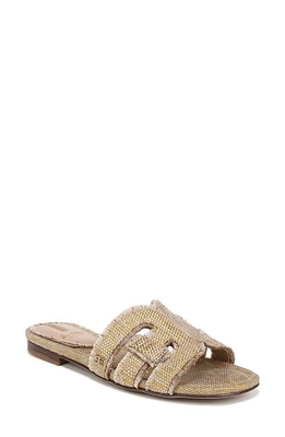 Sam Edelman Bay Fray Slide Sandal Gold Quartz at Nordstrom,