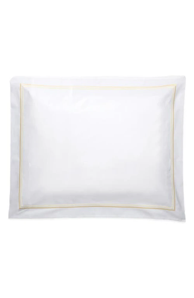 Matouk Essex Cotton Percale Sham in Champagne at Nordstrom