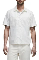 rag & bone Stanton Short Sleeve Camp Shirt in Lily at Nordstrom, Size Medium