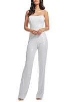 Dress the Population Andy Sequin Strapless Jumpsuit Multi at Nordstrom,