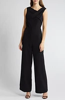 Vince Camuto One-Shoulder Jumpsuit Rich Black at Nordstrom,