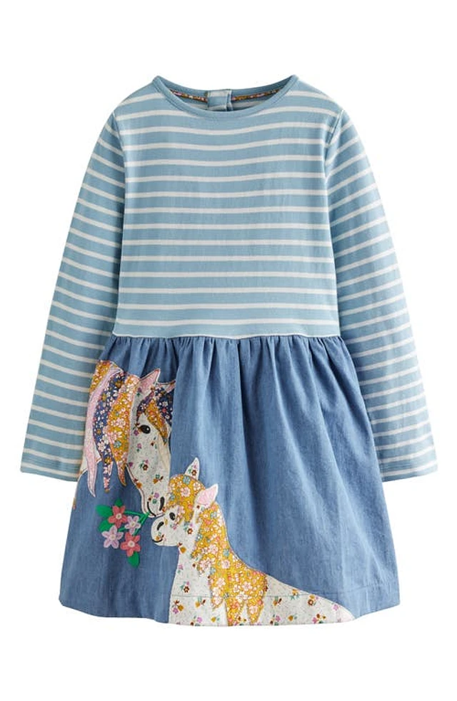 white christmas dresses Mini Boden Unicorn Applique Tank Dress – Sweet Pea & Teddy main image 0