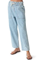 Electric & Rose Easy Drawstring Jeans Sky Blue at Nordstrom,