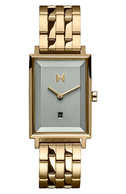 MVMT Signature Square Bracelet Watch, 24mm in Green at Nordstrom