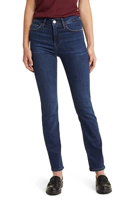 FRAME Le High Straight Leg Long Jeans Majesty at Nordstrom,