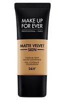 Make Up For Ever Matte Velvet Skin Full Coverage Foundation in Y463-Nut at Nordstrom