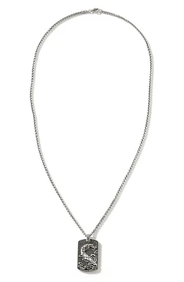 John Hardy Legends Naga Pendant Necklace in Silver at Nordstrom, Size 22