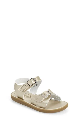 Footmates Eco-Ariel Waterproof Sandal Soft Gold Micro at Nordstrom, M