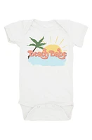 Feather 4 Arrow Beach Babe Cotton Graphic Bodysuit White at Nordstrom,