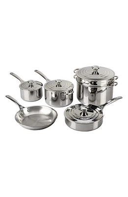 Le Creuset Stainless Steel Cookware 10-Piece Set at Nordstrom