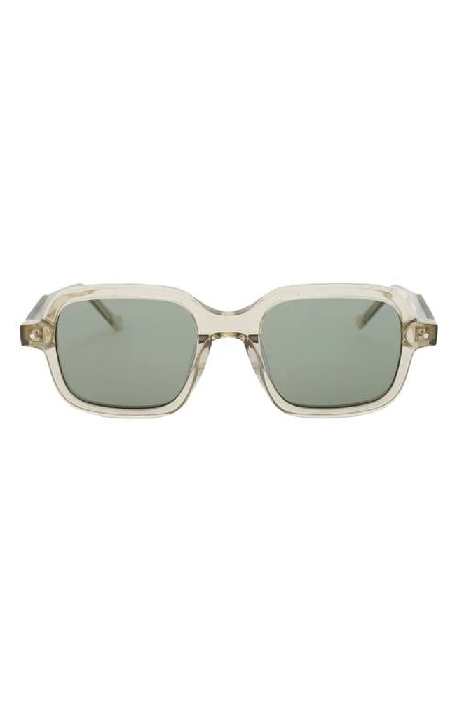 Grey Ant Sext Square Sunglasses in Clear/Green at Nordstrom