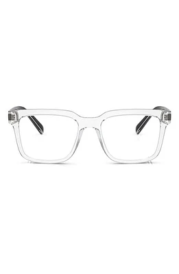 Dolce & Gabbana 50mm Square Optical Glasses in Crystal at Nordstrom