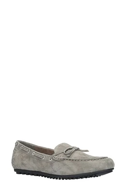 Bella Vita Scout Flat in Grey Leather at Nordstrom, Size 10