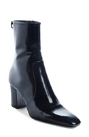 Saint Laurent Square Toe Bootie Black at Nordstrom,