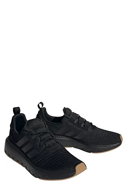 adidas Swift Run 23 Running Shoe Black/Black/Gum at Nordstrom,