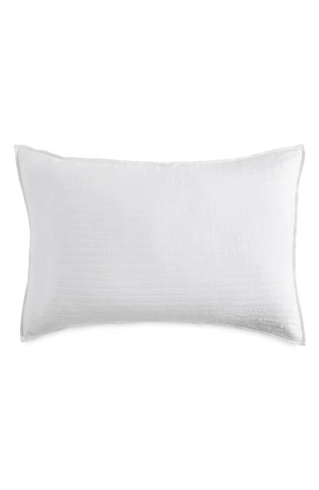 DKNY PURE Comfy Platinum Pillow Sham in White at Nordstrom