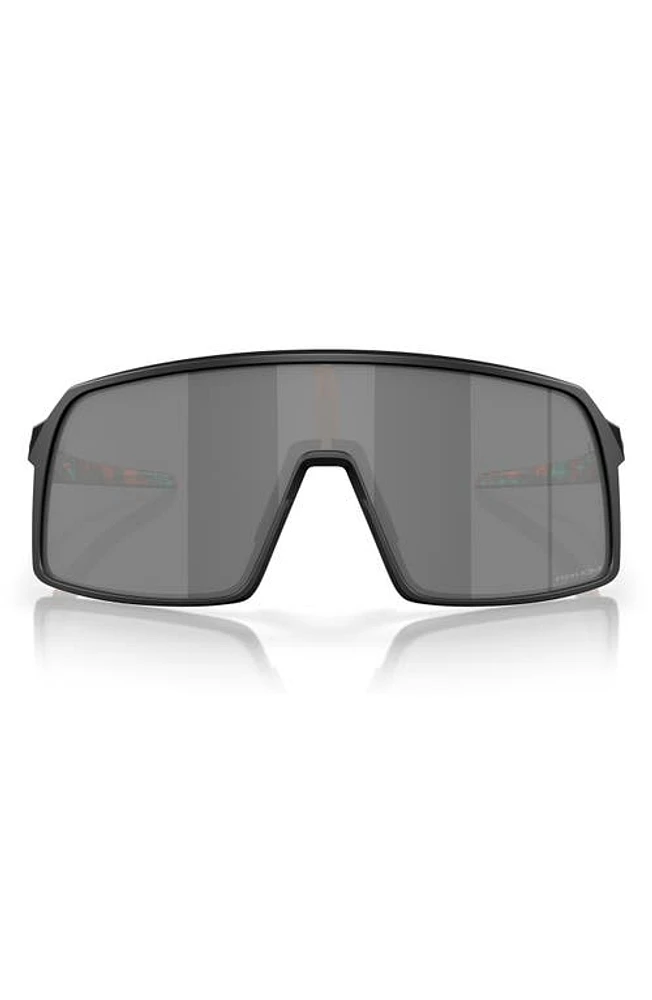 Oakley Sutro 60mm Prizm Rectangular Shield Sunglasses in Black Grey at Nordstrom