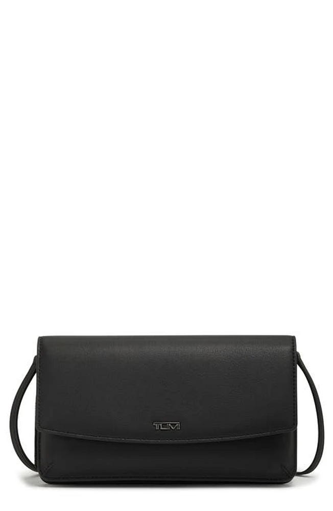 Tumi Leather Crossbody Wallet in Black at Nordstrom