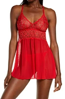 Black Bow Renee Racerback Chemise and G-String Panties at Nordstrom,