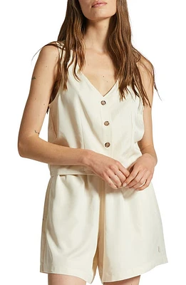 Brixton Polanco Button-Up Tank White Smoke at Nordstrom,