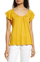 Loveappella Flutter Sleeve Top at Nordstrom,