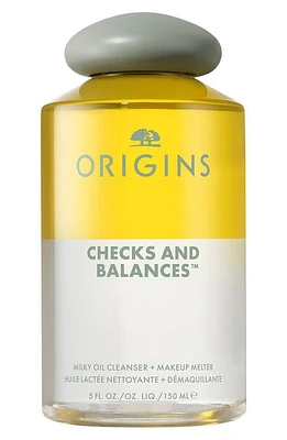 Origins Checks & Balances Milky Oil Cleanser + Makeup Melter at Nordstrom, Size 5 Oz