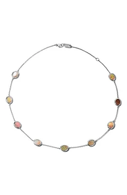 Ippolita Rock Candy Station Necklace in Silver at Nordstrom, Size 18