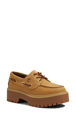 Timberland Stone Street Platform Boat Shoe Wheat at Nordstrom,