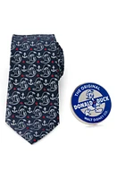 Cufflinks, Inc. Donald Duck Pin & Tie Set in Blue Multi at Nordstrom