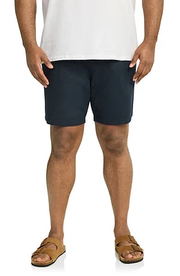 Johnny Bigg Laguna Cotton Linen Blend Drawstring Shorts Navy at Nordstrom,