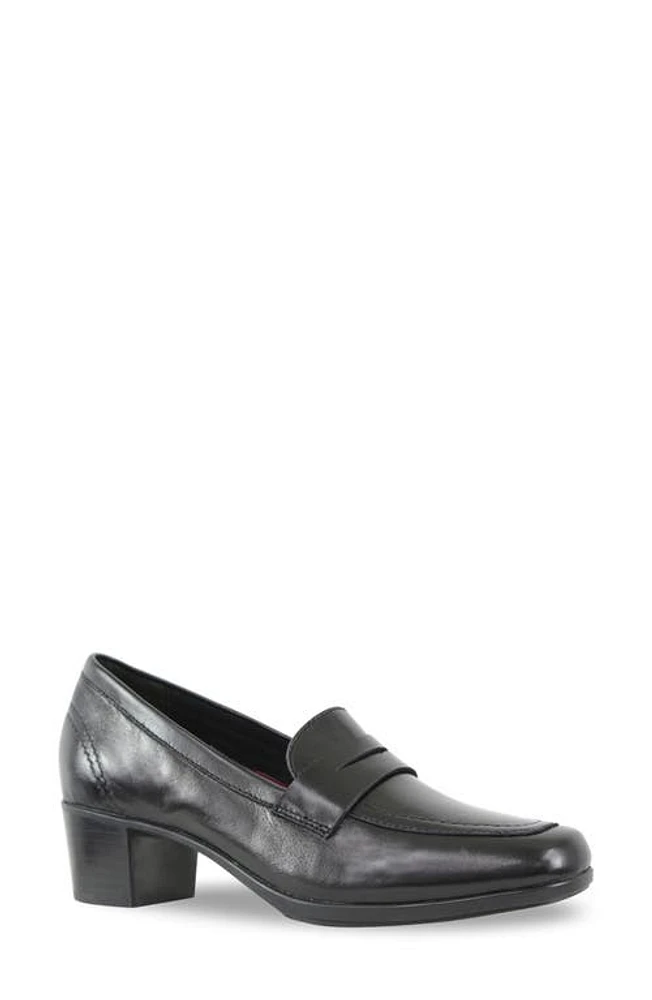 Munro Ellis Penny Loafer Pump Black at Nordstrom,