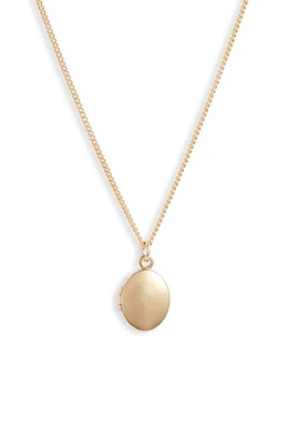 Set & Stones Genevieve Locket Necklace in Gold at Nordstrom