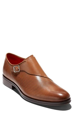 Cole Haan Washington Grand Laser Monk Strap Loafer Ch British Tan/Ch Da at Nordstrom,