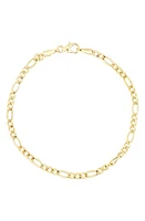 Bony Levy 14K Gold Figaro Chain Bracelet in 14K Yellow Gold at Nordstrom