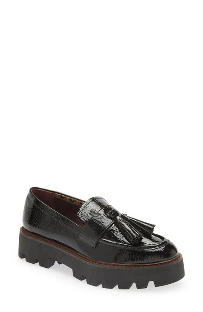 Sarto by Franco Balinna Platform Tassel Loafer Black at Nordstrom,