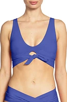 Robin Piccone Ava Knot Front Bikini Top at Nordstrom,